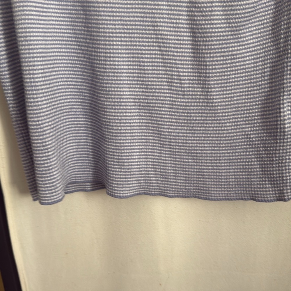 Brooks Brothers Lavender & White Ribbed Scoop Neck Top - Picture 8 of 9